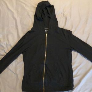 Aeropostale Black Zip Up Hoodie
